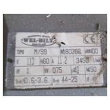 Vintage Wel-Bilt M/99-110v-1hp elec...