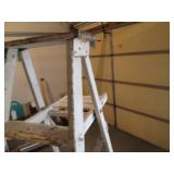 Vintage 6ft wooden ladder plus 2ft ...