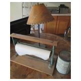 Vintage Metal and Wood 22in paper d...
