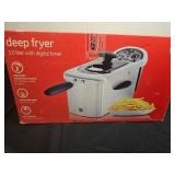 GE Electric Deep Fryer with Digital Timer - 3.0 Liter Capacity