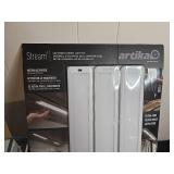 Ring Floodlight Cam, Patriot Lighting LED Puck Lights, and Artika LED Under Cabinet Light Kit