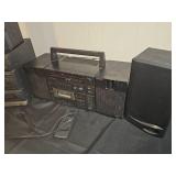 Vintage Optimus Stereo System with Speakers Set