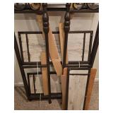 Decorative Shelving Unit with Rustic Design