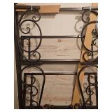 Decorative Shelving Unit with Rustic Design
