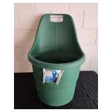 Plastic Garden Tub with Planters and Hose Nozzle