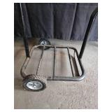 Black Metal Dolly with Wheels