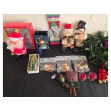 Assorted Christmas Decorations Lot