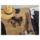 Assorted Western Apparel and Accessories Lot