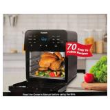NuWave Brio 15.5Q Air Fryer/Grill/Rotisserie Oven with Cutting Board