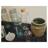 Assorted Decorative Jars and Containers Collection