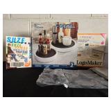 Multipurpose and Copy Paper Lot with Rotating Turntables and Logo Maker Kit