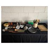 Assorted Kitchenware and Utensils Lot
