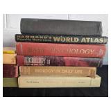 Lot of Vintage and Classic Books with Green Fabric Items
