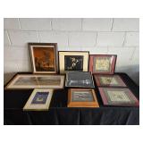 Lot of Assorted Framed Artwork and Prints