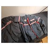 Lot of 2 Honeywell Work Jackets with Reflective Stripes