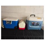 Lot of 3 Igloo Coolers