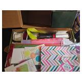 Assorted Vintage and Holiday Tins with Greeting Cards and Gift Bags
