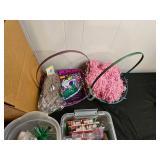 Lot of Assorted Holiday Decorations and Gift Bags