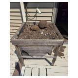 Wooden Raised Garden Planter Bed with Soil