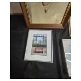 Lot of 4 Framed Artwork Pieces