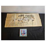 Decorative Tapestry and Framed Makeup Art Print