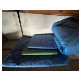 Lot of Assorted Tarps - Various Sizes and Colors