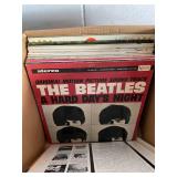 Box Lot of Assorted Vintage Vinyl Records