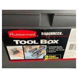 Rubbermaid Roughneck Tool Box with 2 Tray Design