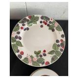 Vintage Holiday and Floral Dinnerware Set