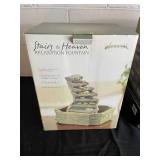Stairs to Heaven Relaxation Fountain and Interlocking 12 Cube Organizer