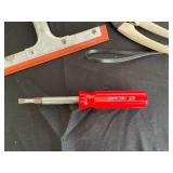 Tool Shop Slim Storage Box with Various Hand Tools