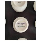 Lot of Northwest Royal Porcelain Bowls, Cups, and Award Plaque
