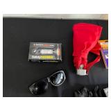 Mixed Lot: Safety Hammer, Emergency Blanket, Red Mittens, and More