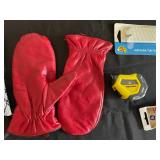 Mixed Lot: Safety Hammer, Emergency Blanket, Red Mittens, and More