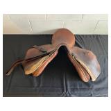 Vintage Leather Horse Saddle