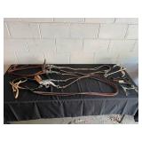 Lot of Horse Bridles and Bits