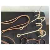 Lot of Horse Bridles and Bits