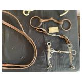 Lot of Horse Bridles and Bits