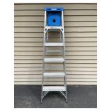 Werner 6ft Aluminum Step Ladder 250 lbs Load Capacity