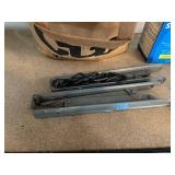 Lot of Rope, Epsom Salt, Metal Brackets, and Trouble Light