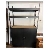 Heavy Duty Metal Garage Storage Shelf with Cabinet