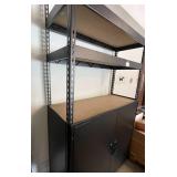 Heavy Duty Metal Garage Storage Shelf with Cabinet