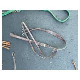 Various Tack and Ropes for Equine and Stirrups