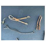 Various Tack and Ropes for Equine and Stirrups