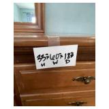 Wooden Dresser with Mirror