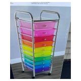 10 Drawer Rolling Cart