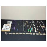 Assorted Jewelry Lot: Necklaces, Earrings, and Bracelets