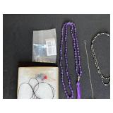Assorted Jewelry Lot: Necklaces, Earrings, and Bracelets