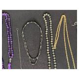 Assorted Jewelry Lot: Necklaces, Earrings, and Bracelets