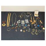Assorted Jewelry Lot - Necklaces, Bracelets, Earrings, Rings, and More